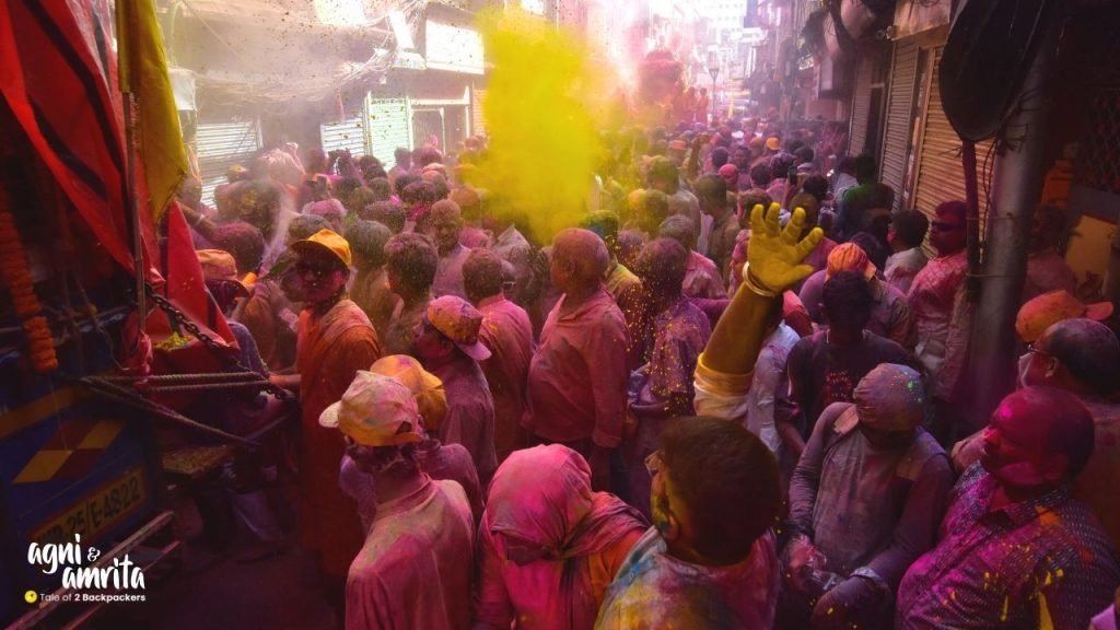 Colours at Holi in Burrabazar Kolkata