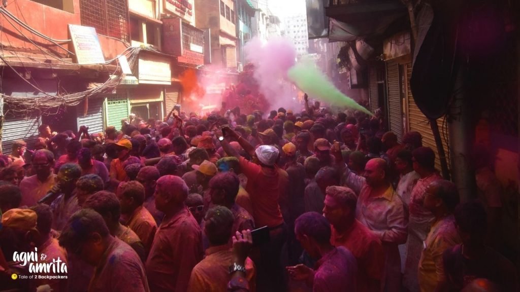 Holi procession in Kolkata