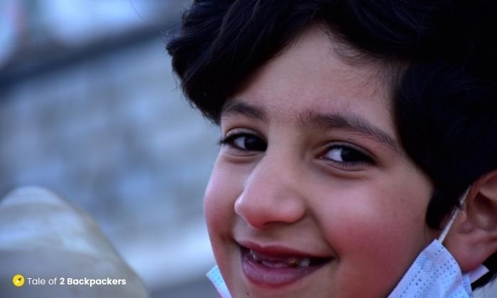 A little boy we met at Charar-e-sharif