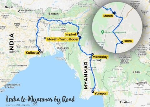 myanmar travel from india