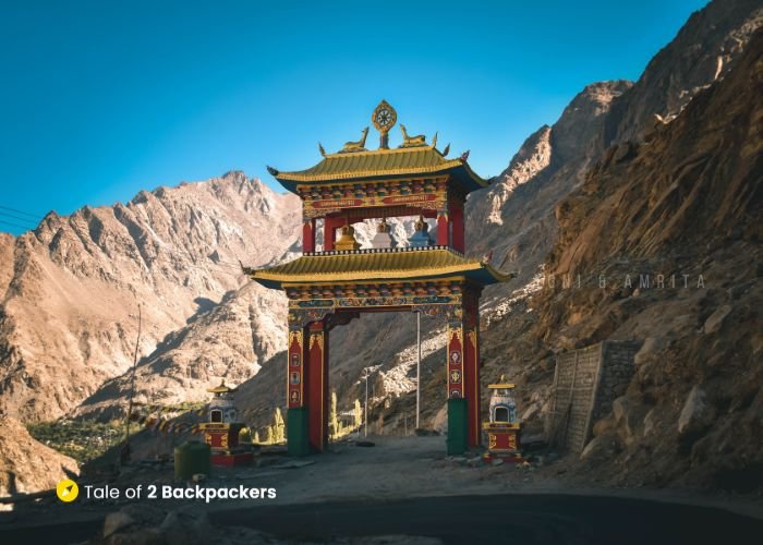 beautiful gate while entering Aryan Valley