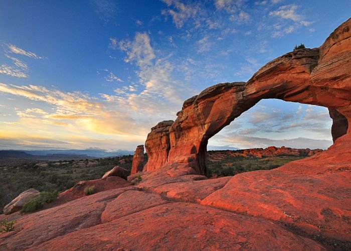 Broken Arch at Arches National Park