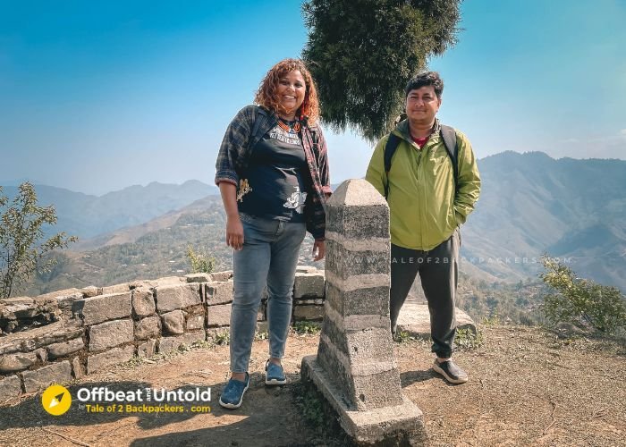 Border Pillar at Longwa - this pillar or rock actually demarcates the border between India and Myanmar.