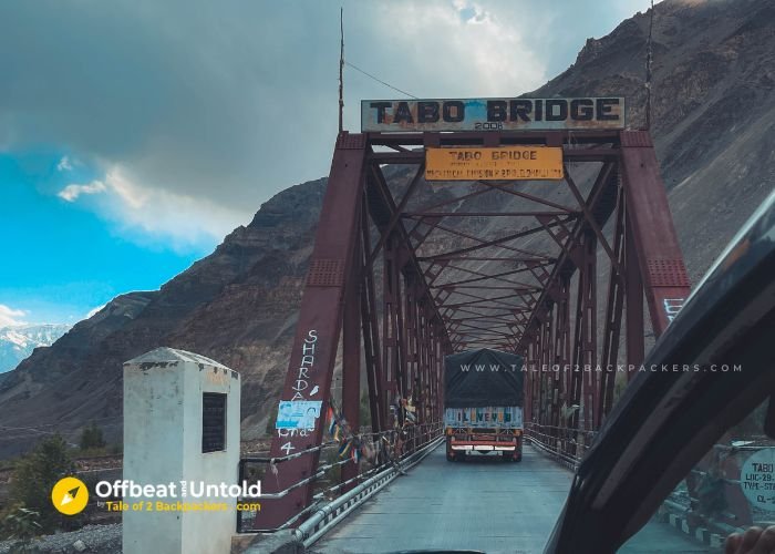 Tabo bridge - on the way to Dhankar village