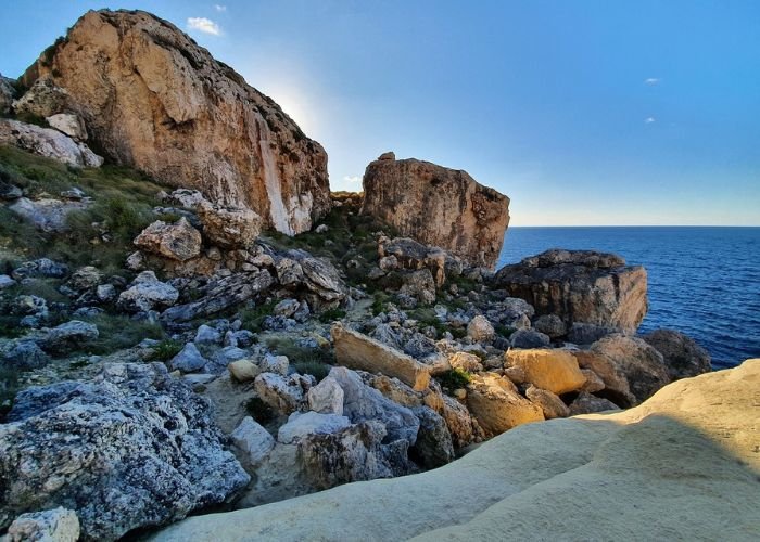 Rocks and landscape of Gozo