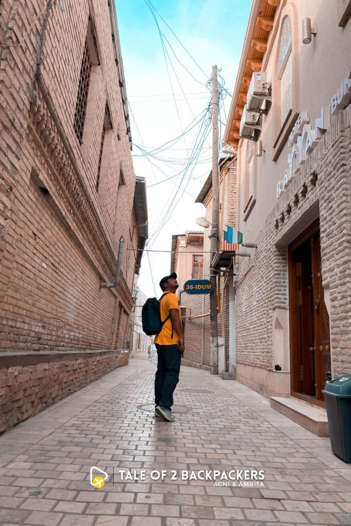 An alley at Bukhara old  town