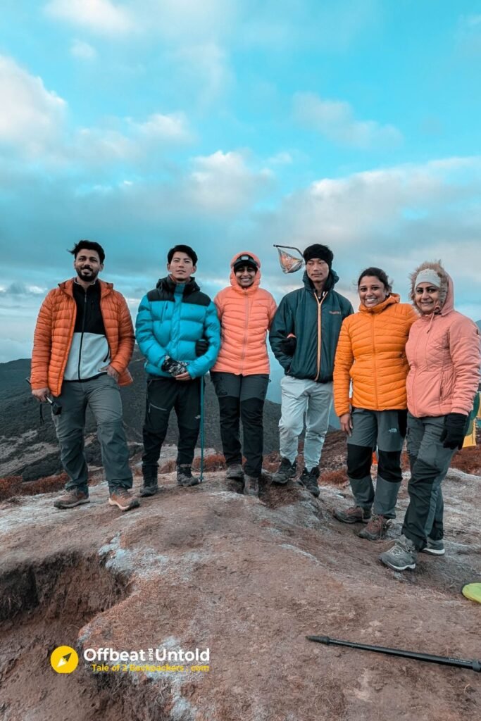 Trekkers with local guides