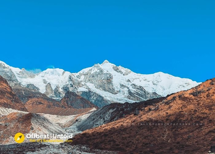 The Kanchenjunga massif at Goechala Trek Sikkim