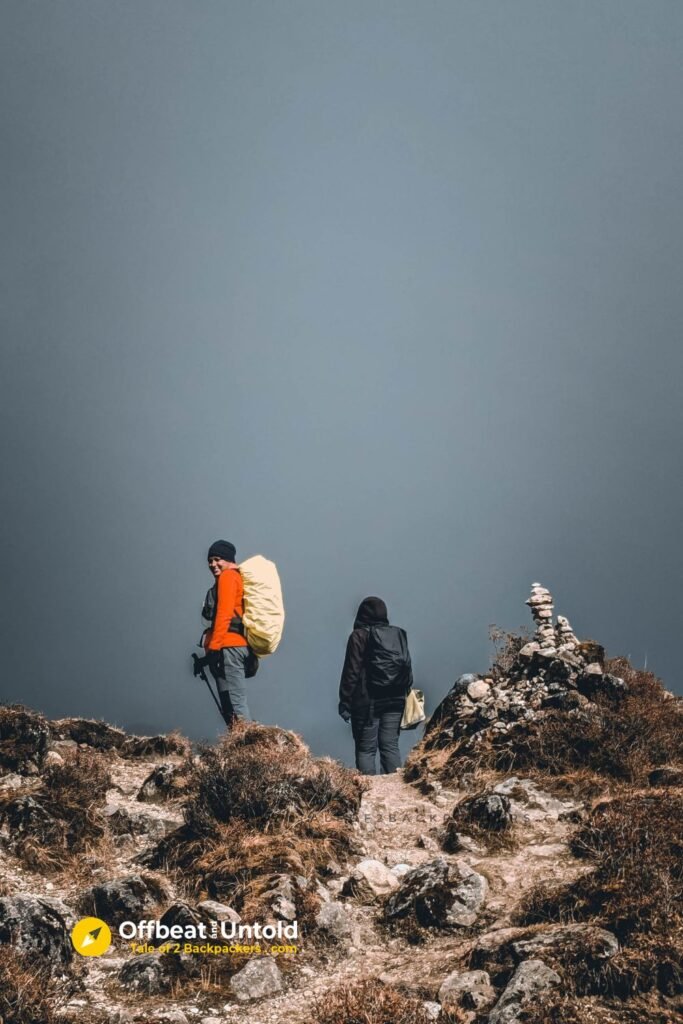 Towards Viewpoint 1 at Goechala trek Sikkim