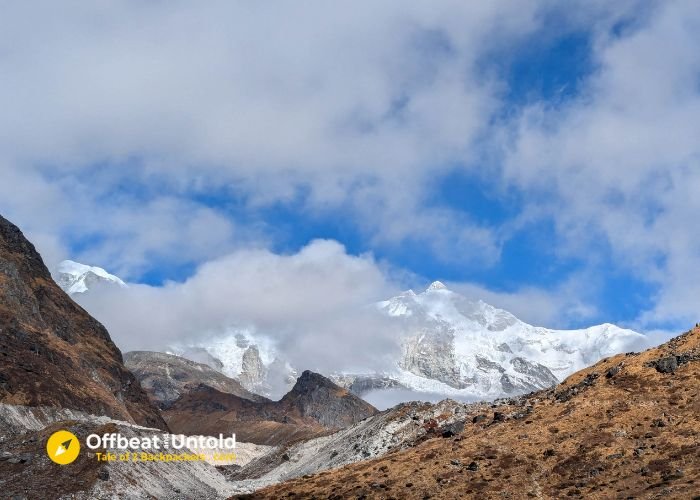 View of Kanchenjunga ranges from Goechala trek